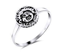 Silver Ring Antique Coin NSR-310
